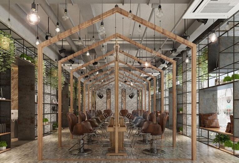 美发店装修效果图