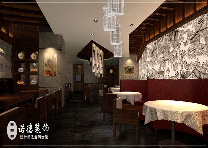 中式餐饮店设计