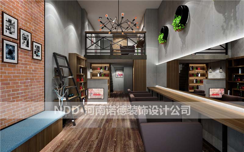 美发店设计效果图