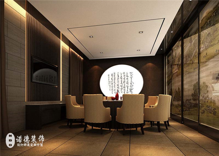 饭店包间设计效果图