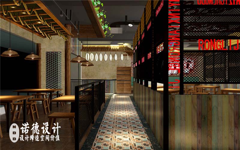 成都映巷餐饮店设计方案