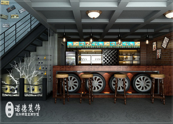 特色餐饮店装修效果图