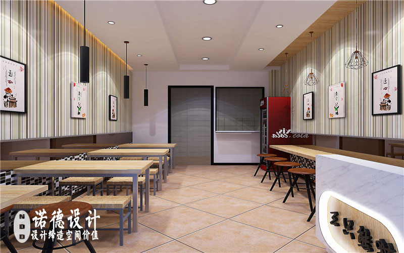 小吃店装修效果图