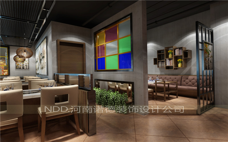 刘一手火锅店设计效果图