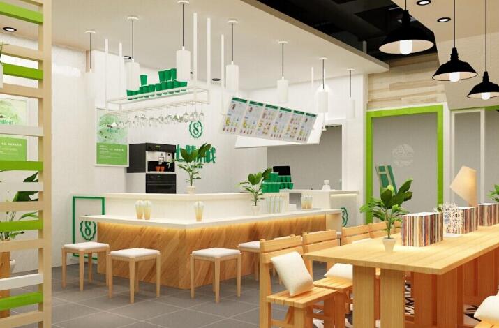 快餐店装修效果图