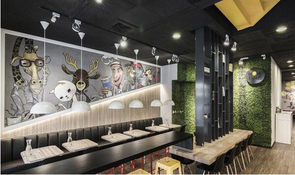 特色餐饮店装修效果图