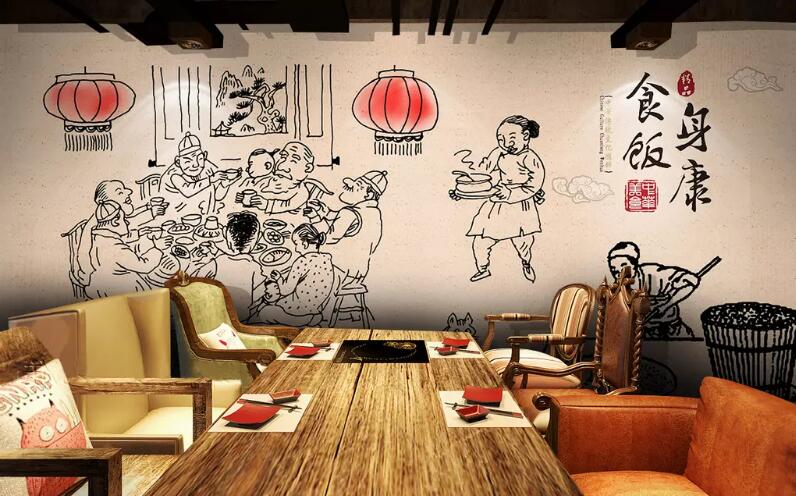 农家饭店装修效果图