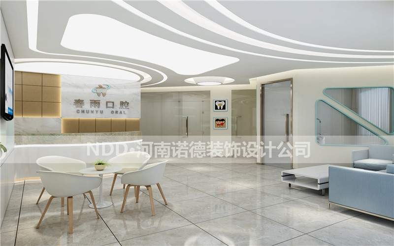口腔诊所大厅效果图
