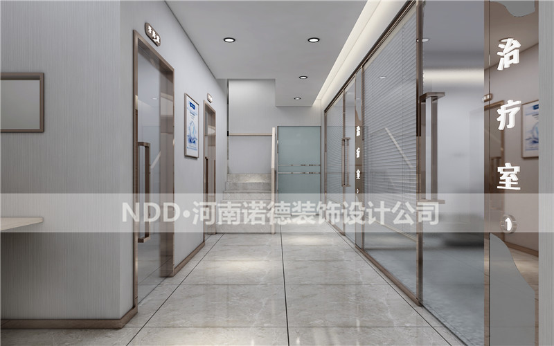 牙科诊所走廊效果图