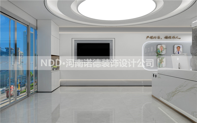 口腔诊所大厅效果图