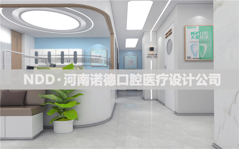 口腔诊所走廊效果图