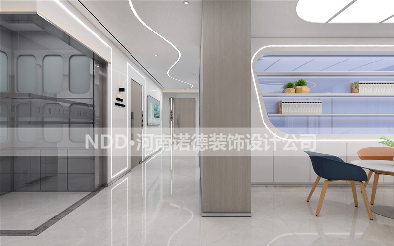 口腔诊所走廊装修效果图