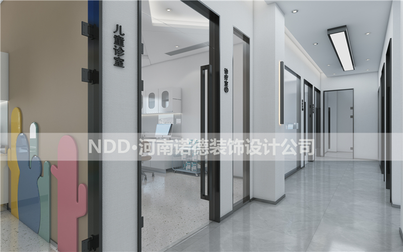 口腔诊所走廊效果图