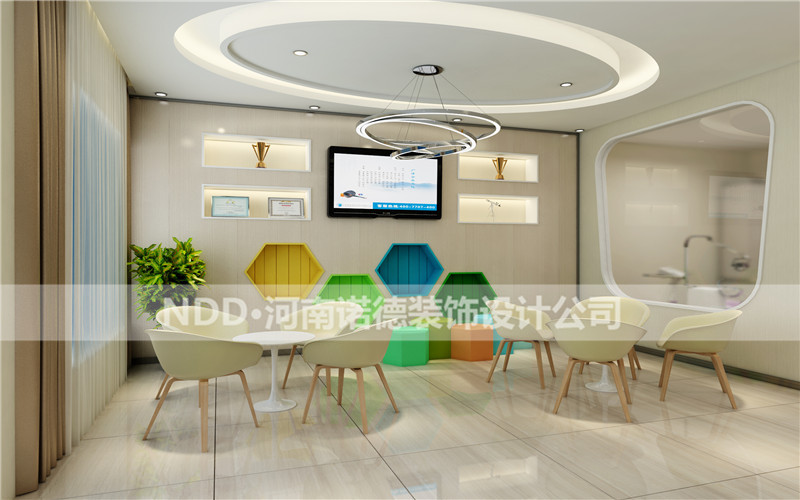 300平牙科诊所装修效果图